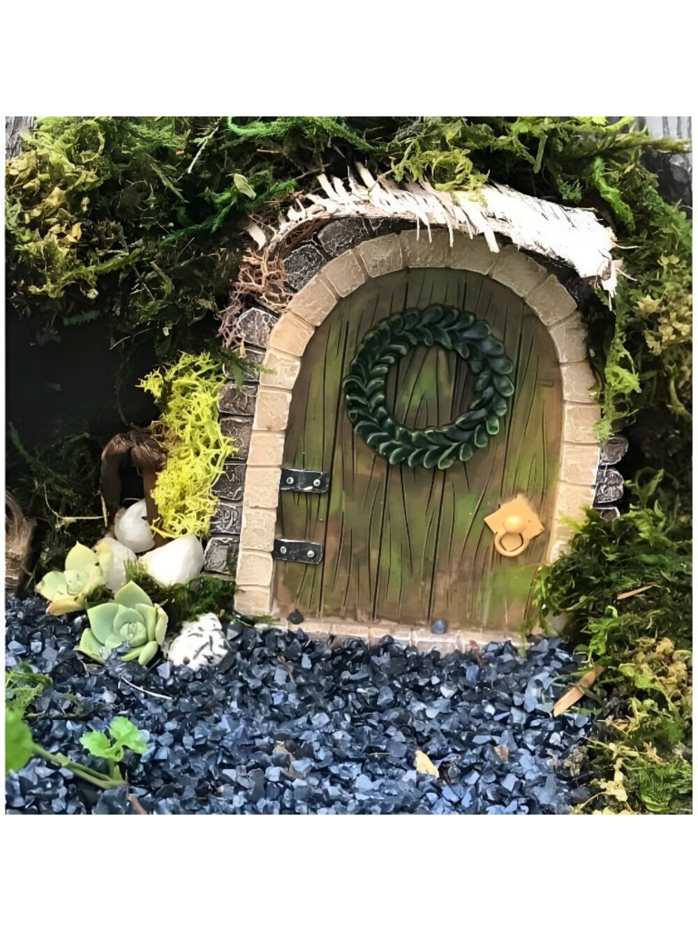 Fairy Garden Door Accessories Miniature Fairy Doors Wall Indoor/Outdoor Mystical